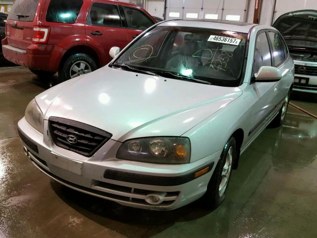 KMHDN56DX4U109358 - 2004 HYUNDAI ELANTRA GL SILVER photo 2