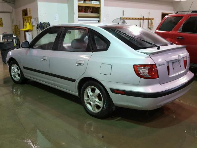 KMHDN56DX4U109358 - 2004 HYUNDAI ELANTRA GL SILVER photo 3