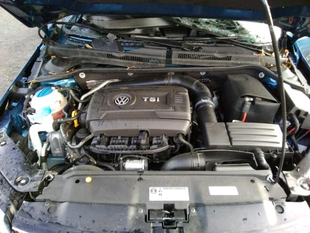 3VWD17AJ0FM275076 - 2015 VOLKSWAGEN JETTA SE أزرق صورة 7