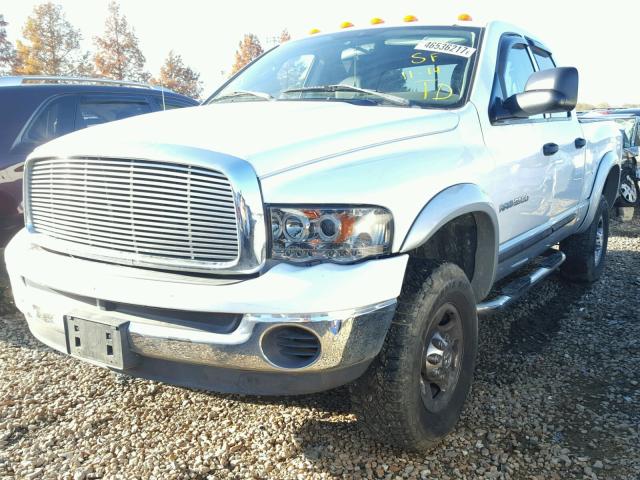 3D7KU28D63G752209 - 2003 DODGE RAM 2500 S WHITE photo 2