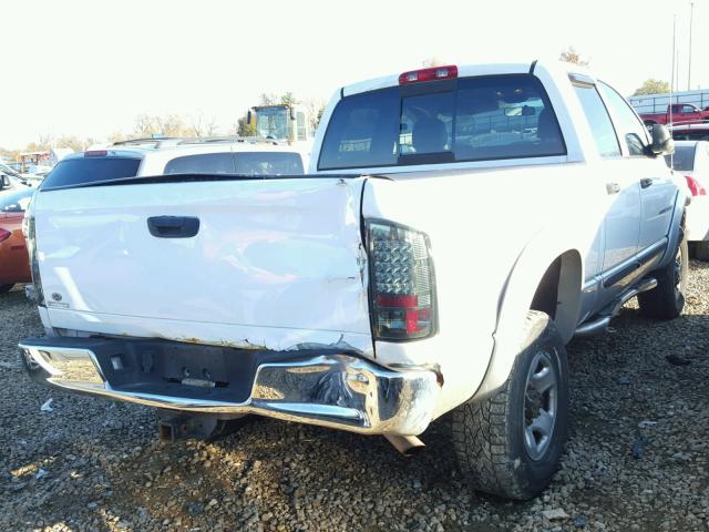 3D7KU28D63G752209 - 2003 DODGE RAM 2500 S WHITE photo 4