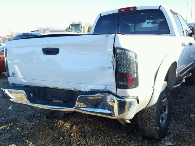 3D7KU28D63G752209 - 2003 DODGE RAM 2500 S WHITE photo 9