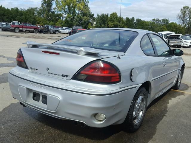 1G2NW12E64C108411 - 2004 PONTIAC GRAND AM G SILVER photo 4