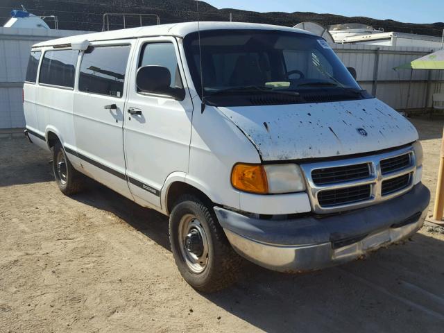 2B5WB35Z21K512963 - 2001 DODGE RAM WAGON WHITE photo 1