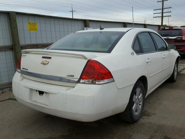 2G1WT58K989227346 - 2008 CHEVROLET IMPALA LT WHITE photo 4