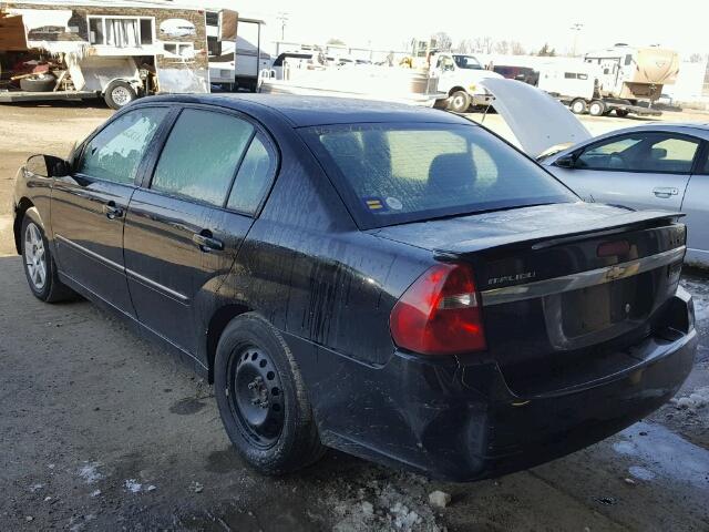 1G1ZT53886F174801 - 2006 CHEVROLET MALIBU LT BLACK photo 3