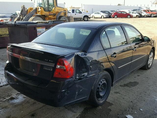 1G1ZT53886F174801 - 2006 CHEVROLET MALIBU LT BLACK photo 4