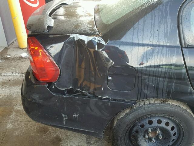 1G1ZT53886F174801 - 2006 CHEVROLET MALIBU LT Қара фото 9