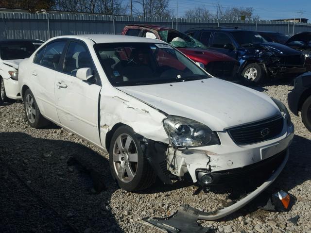 KNAGE123275107865 - 2007 KIA OPTIMA LX WHITE photo 1