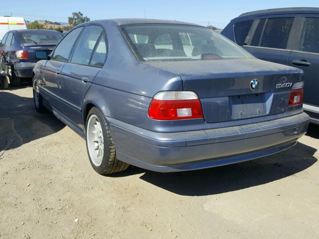 WBADN63481GM72988 - 2001 BMW 540 I AUTO BLUE photo 3