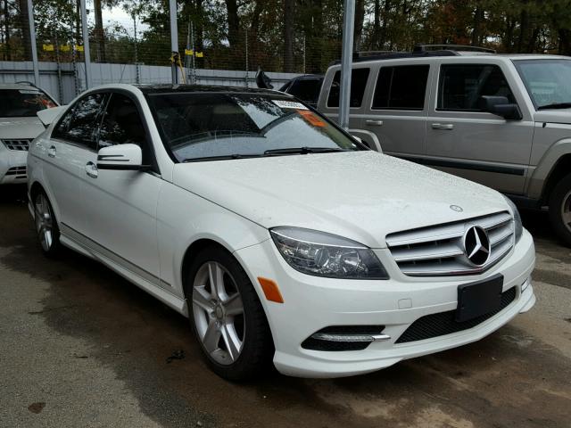 WDDGF8BB4BR151387 - 2011 MERCEDES-BENZ C 300 4MAT WHITE photo 1