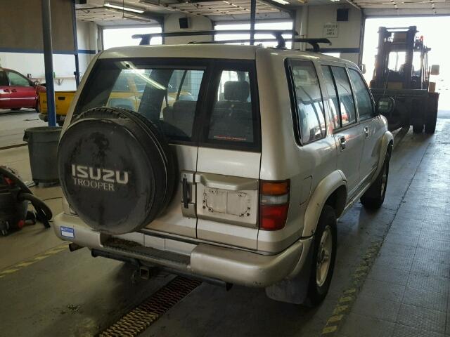 JACDJ58X8X7913327 - 1999 ISUZU TROOPER S GRAY photo 4