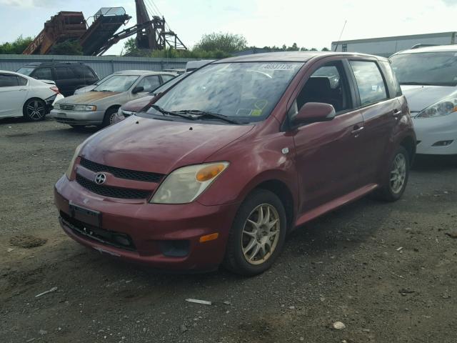 JTKKT624560160539 - 2006 TOYOTA SCION XA BURGUNDY photo 2
