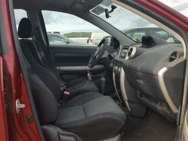 JTKKT624560160539 - 2006 TOYOTA SCION XA BURGUNDY photo 5