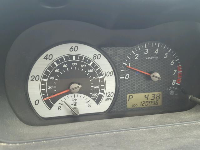 JTKKT624560160539 - 2006 TOYOTA SCION XA BURGUNDY photo 8