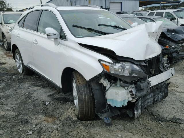 2T2ZK1BA5CC069771 - 2012 LEXUS RX 350 WHITE photo 1