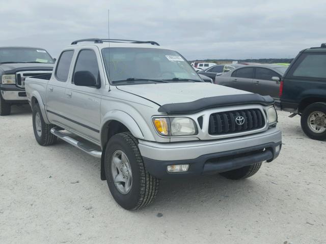 5TEGN92N23Z242211 - 2003 TOYOTA TACOMA DOU SILVER photo 1