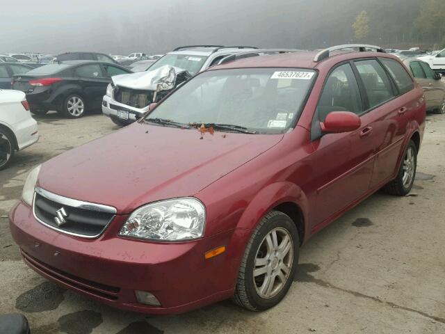 KL5JJ86Z16K301465 - 2006 SUZUKI FORENZA PR RED photo 2