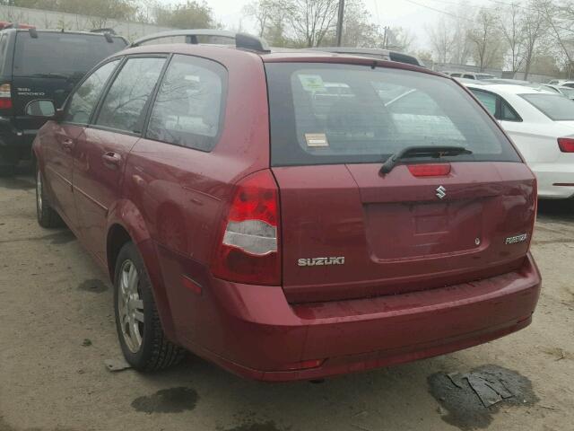 KL5JJ86Z16K301465 - 2006 SUZUKI FORENZA PR RED photo 3