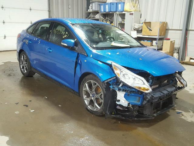 1FADP3F29EL205500 - 2014 FORD FOCUS SE BLUE photo 1