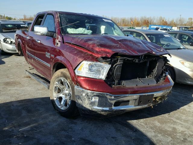 1C6RR7NT9GS411282 - 2016 RAM 1500 LARAM MAROON photo 1