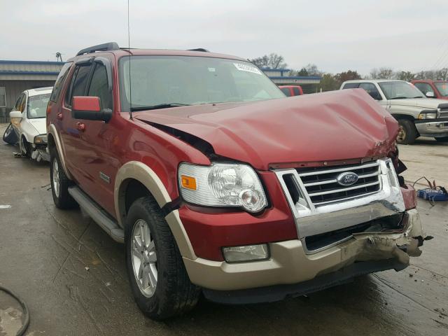 1FMEU74E08UB22267 - 2008 FORD EXPLORER E MAROON photo 1