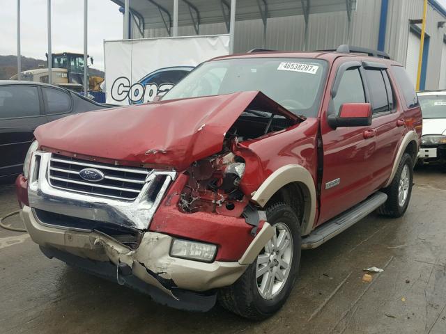 1FMEU74E08UB22267 - 2008 FORD EXPLORER E MAROON photo 2