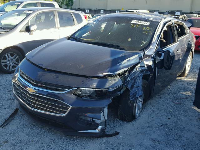1G1ZB5ST1GF331594 - 2016 CHEVROLET MALIBU LS ნაცრისფერი ფოტო 2