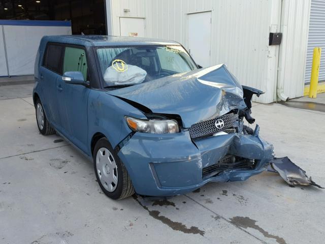 JTLKE50E381053367 - 2008 TOYOTA SCION XB GREEN photo 1