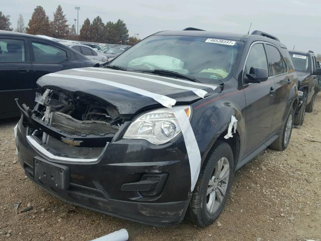 2GNALDEK0C6120977 - 2012 CHEVROLET EQUINOX LT BLACK photo 2