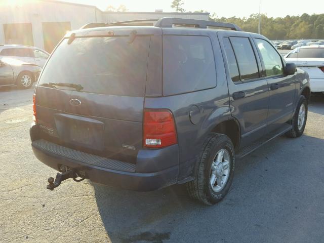 1FMZU63KX5UA84142 - 2005 FORD EXPLORER X BLUE photo 4