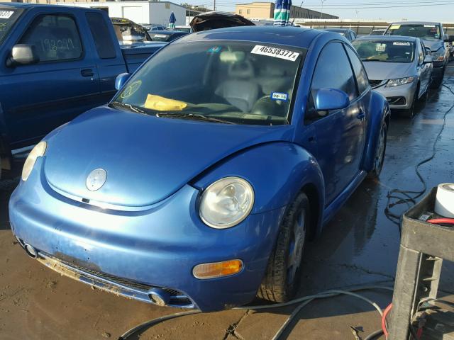 3VWDD21C8YM416684 - 2000 VOLKSWAGEN NEW BEETLE Mavi foto 2