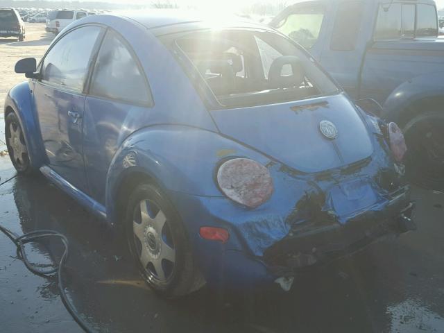 3VWDD21C8YM416684 - 2000 VOLKSWAGEN NEW BEETLE Mavi foto 3
