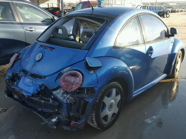 3VWDD21C8YM416684 - 2000 VOLKSWAGEN NEW BEETLE Mavi foto 4