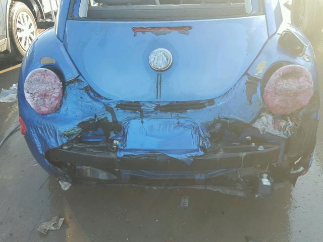 3VWDD21C8YM416684 - 2000 VOLKSWAGEN NEW BEETLE Mavi foto 9