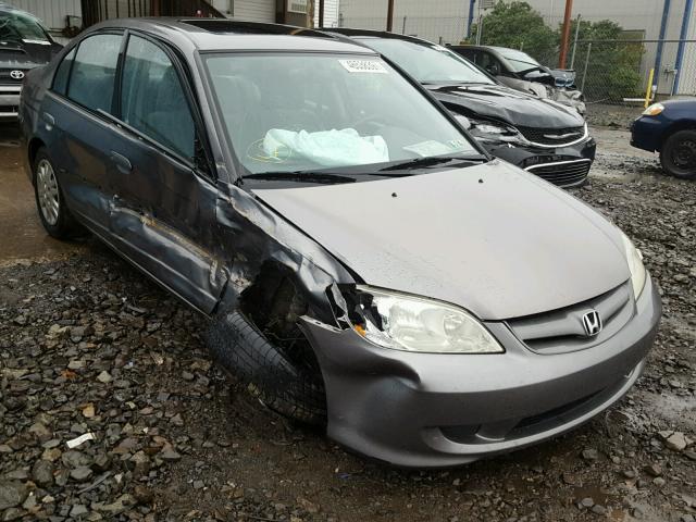 2HGES26754H572359 - 2004 HONDA CIVIC GRAY photo 1