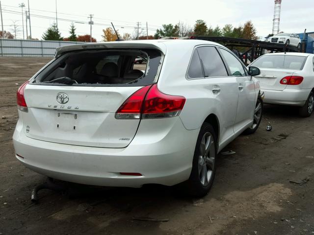 4T3BK11A79U005138 - 2009 TOYOTA VENZA BASE WHITE photo 4