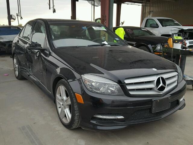 WDDGF5EB3BA473513 - 2011 MERCEDES-BENZ C 300 BLACK photo 1