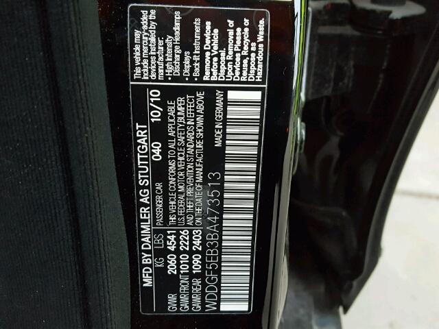 WDDGF5EB3BA473513 - 2011 MERCEDES-BENZ C 300 黑色 照片 10