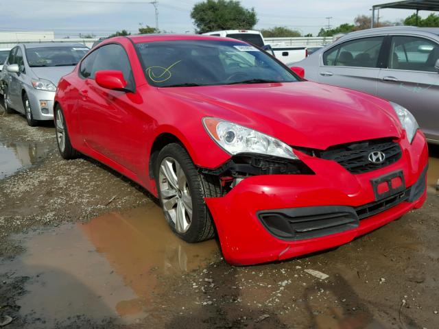 KMHHT6KD1BU046991 - 2011 HYUNDAI GENESIS CO RED photo 1