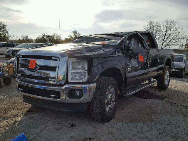 1FT7W2BT4CEB66819 - 2012 FORD F250 SUPER BLACK photo 2