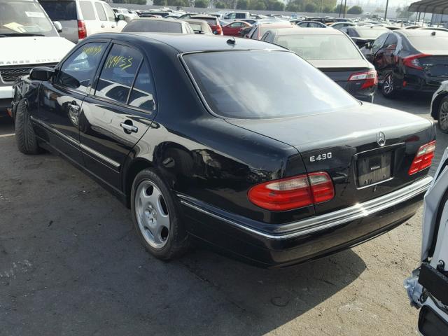 WDBJF70J1YB161573 - 2000 MERCEDES-BENZ E 430 BLACK photo 3