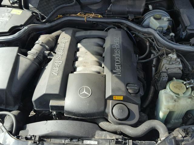 WDBJF70J1YB161573 - 2000 MERCEDES-BENZ E 430 BLACK photo 7