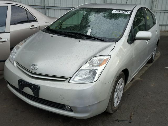 JTDKB20U140055418 - 2004 TOYOTA PRIUS SILVER photo 2