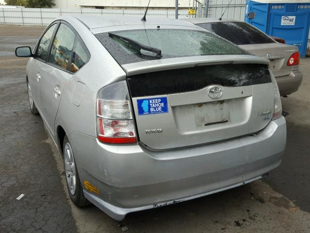 JTDKB20U140055418 - 2004 TOYOTA PRIUS SILVER photo 3