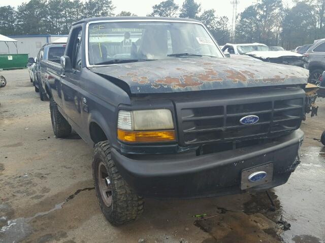 1FTDF15Y8PLB05480 - 1993 FORD F150 GREEN photo 1