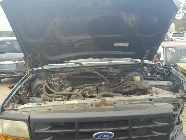 1FTDF15Y8PLB05480 - 1993 FORD F150 GREEN photo 7