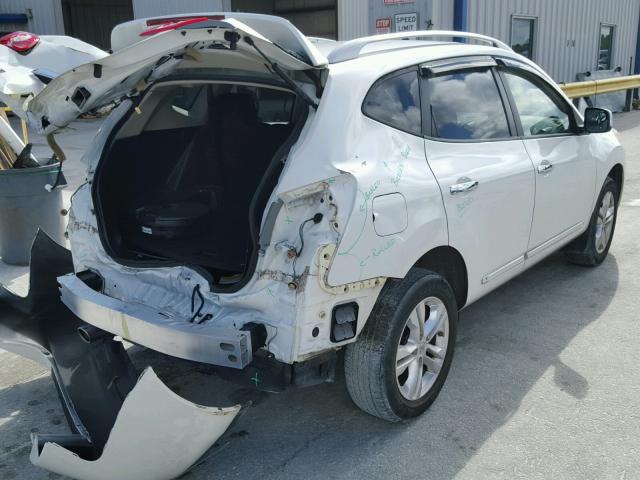 JN8AS5MT9DW546951 - 2013 NISSAN ROGUE S WHITE photo 4