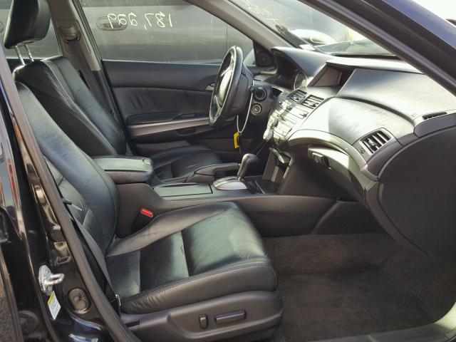 1HGCP36878A064437 - 2008 HONDA ACCORD EXL BLACK photo 5