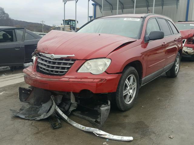 2A8GM68XX7R162007 - 2007 CHRYSLER PACIFICA T MAROON photo 2